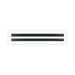 Linear Slot Diffuser 12" x 2 Slot, 1" Slot Width — Aluminum