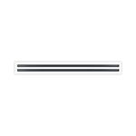 Linear Slot Diffuser 24" x 2 Slot, 1" Slot Width — Aluminum