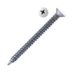 8 x 2" Hex Washer Head White Register Screws (250 ct) (TP-8X2TPW250)
