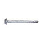 #10 x 2" Hex Washer Head Tek Self-Drilling Screws, Zinc (HT102)