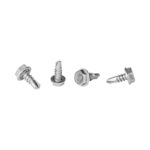 #10 x 1/2" Hex Washer Head Tek Self-Drilling Screws, Zinc (HT1012)