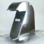 8" Galvanized Roof Vent with Collar & Damper