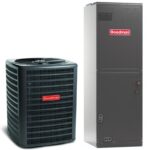 Goodman 4 Ton 15.2 SEER2 R-32 Complete AC System with Electric Heat Kit, 208-230V (GLXS4BA4810 + AMST48CU1300)
