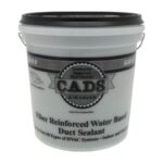CADS fiber reinforced water-based duct sealant, gray, 1 gallon pail