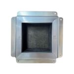 12x8 Galvanized Register Boot