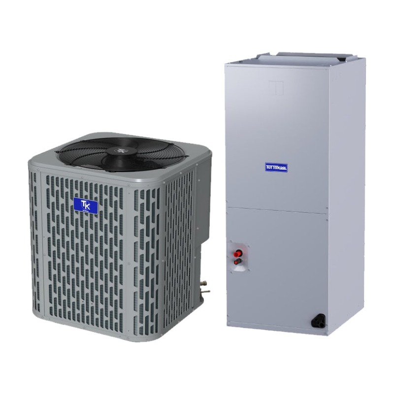 Tuttokool complete AC system with condenser and multi-position air handler