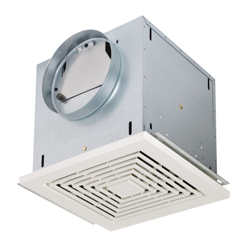 Broan L300E Light Commercial Ceiling Fan, 310 CFM, 2.5 Sones, 8" Duct
